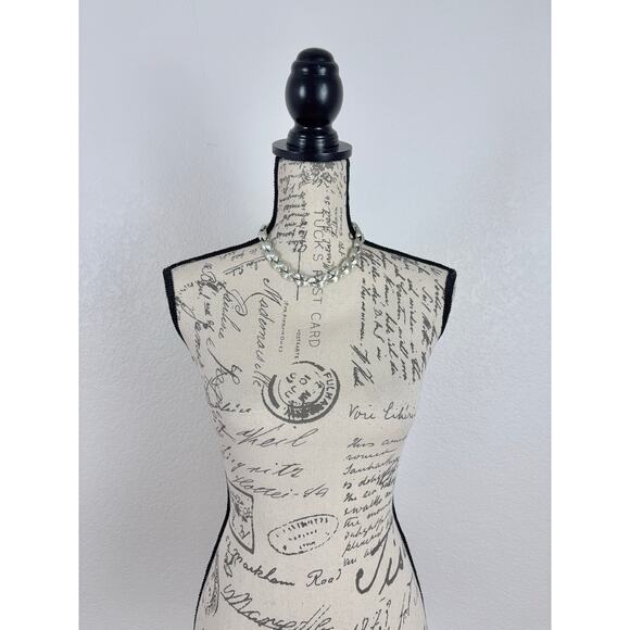 B27 Lisner Chunky Choker Necklace Vintage Silver Tone Statement Old Hollywood - Picture 3 of 9